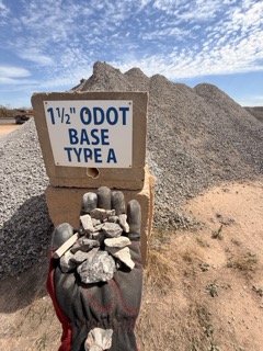 1.5 inch ODOT Base Type A