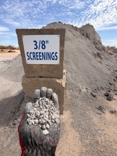 3/8 inch screenings
